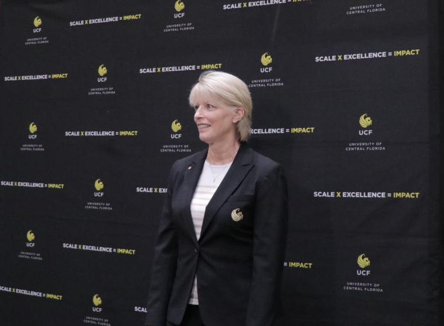 Board of Trustees and Search Committee Chair Beverly Seay
